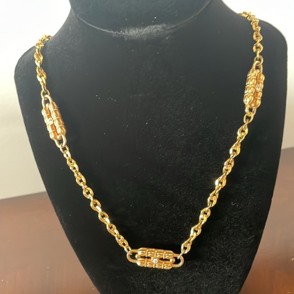 Vintage Long Necklace with Swarovski Crystals. - Picture 4 of 5